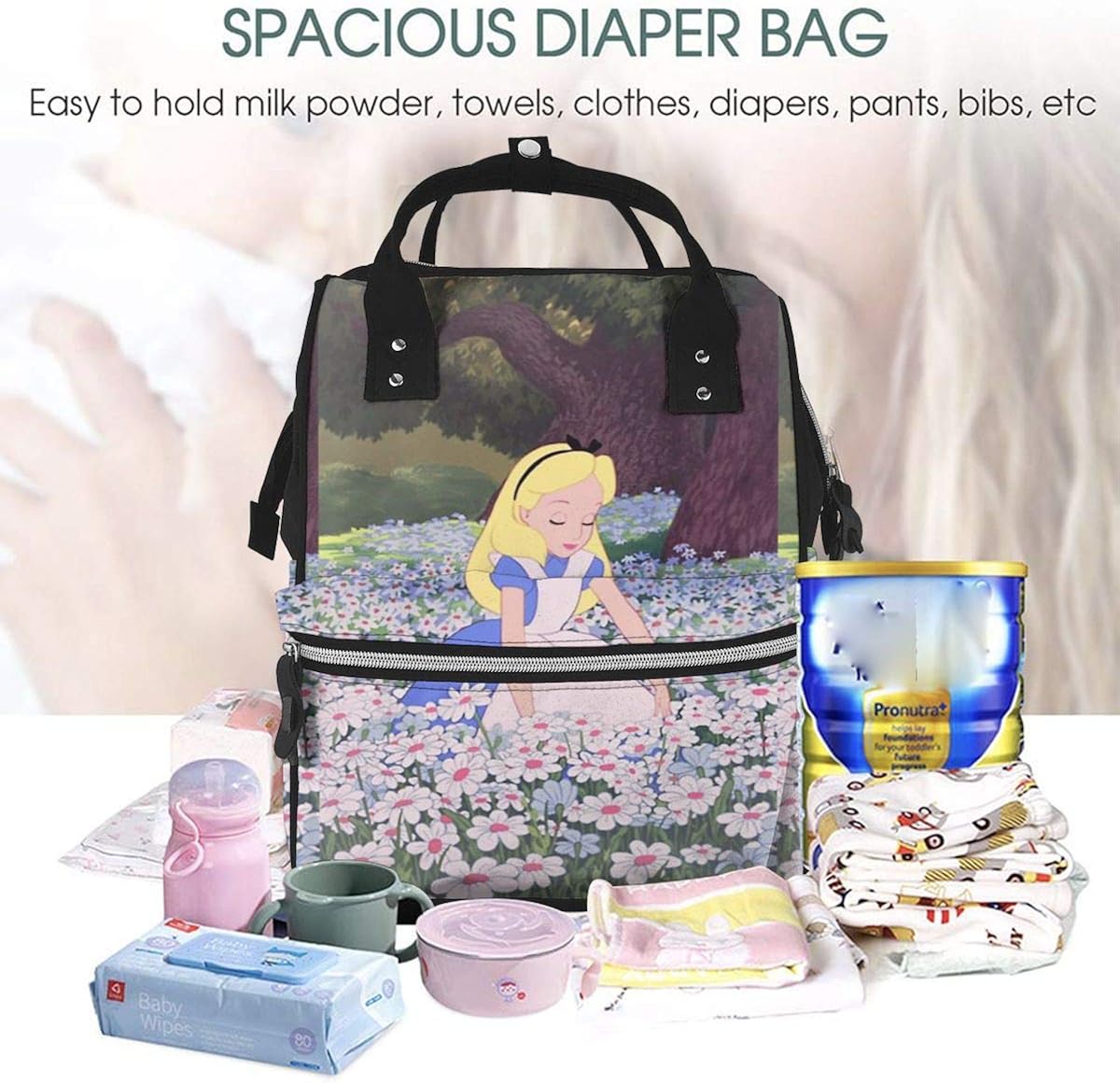 alice in wonderland diaper bag