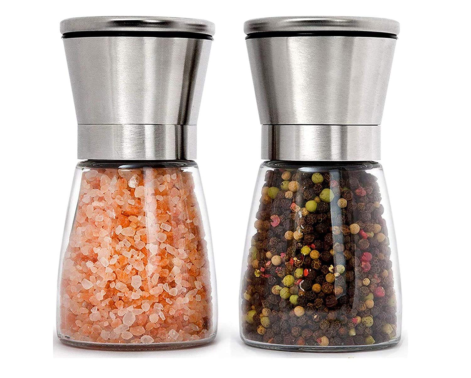 Buy SLOOK Crusher for Kitchen Black Pepper Grinder Crusher Glass Bottle