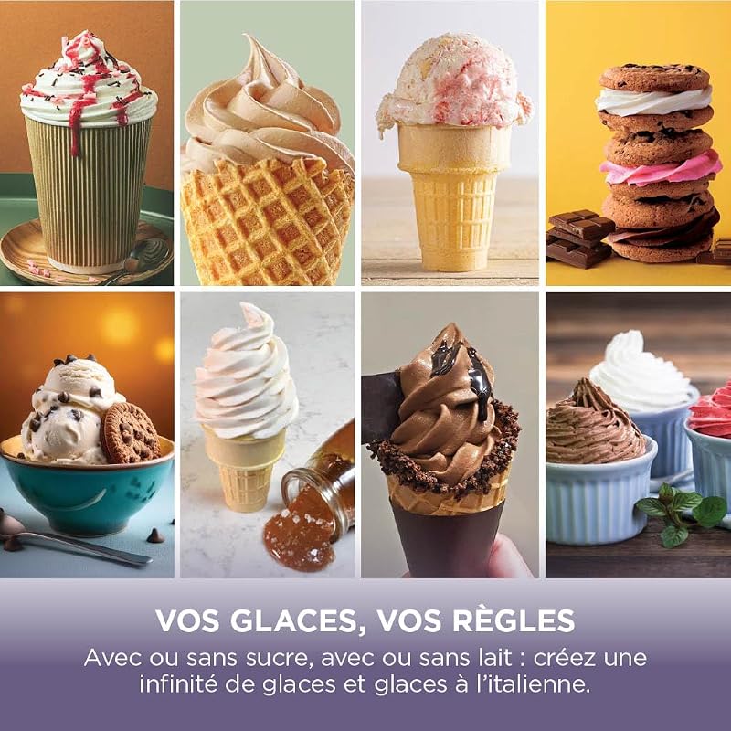 CREAMi Sorbetière Scoop and Swirl avec 2 pots, 13 modes NC701EUSTGD