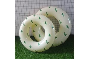 GENGGENG 2PCS Pool Swim Ring Inflatable Pool Floats Water Fun Large Adult Swimming Pool Float for Beach Lake Summer Holiday Beach Party