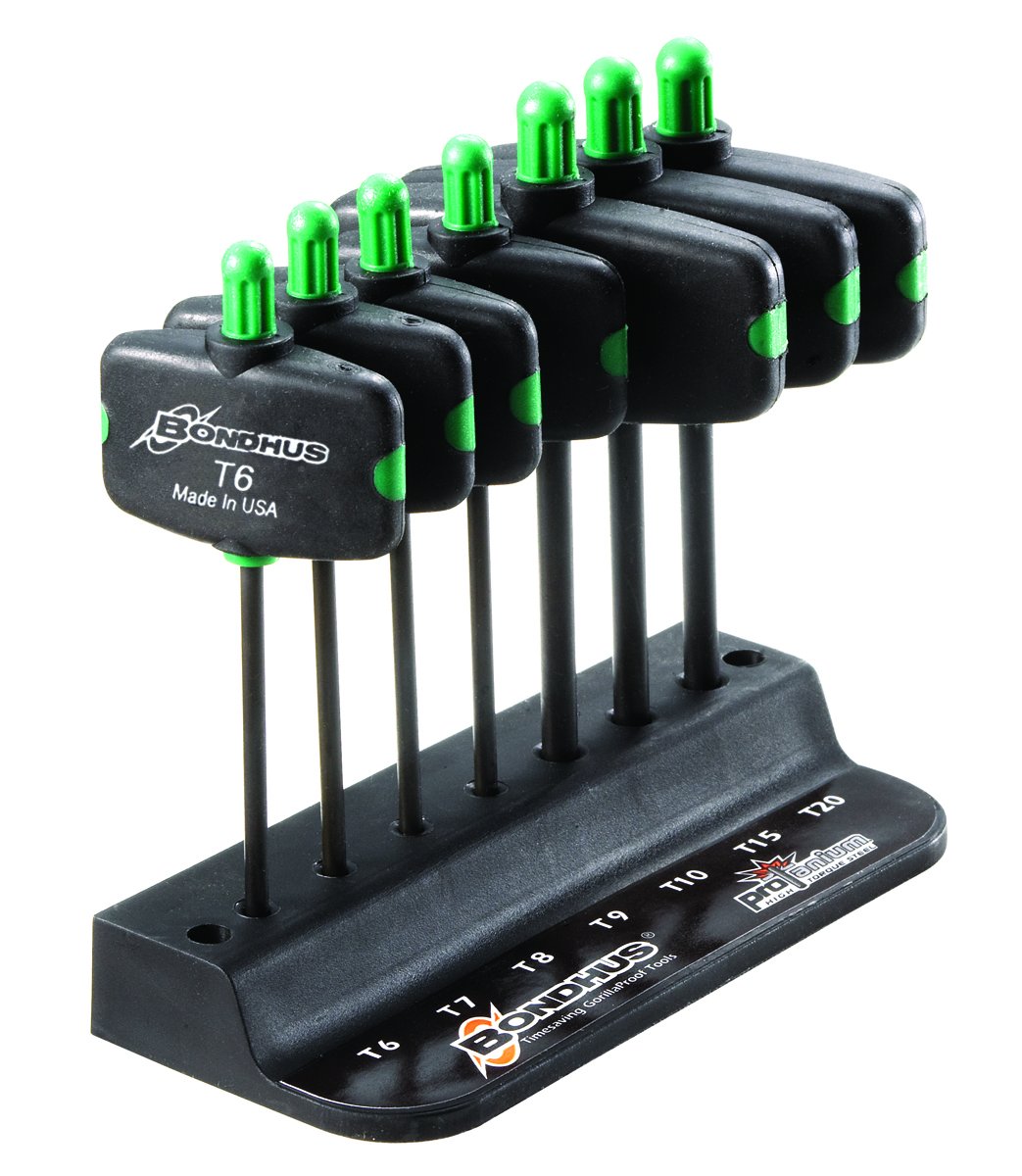 Bondhus 34745 Set of 7 Star Wingdriver Tools, sizes T6-T20