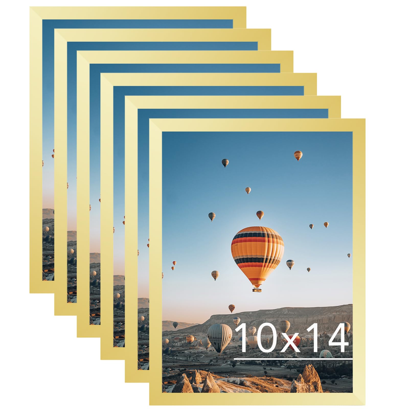 JCJMY 10x14 Picture Frame Set of 6 for 30 x 40cm