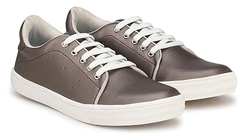 womens silver casual shoes