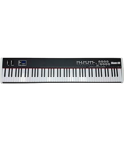 ミディプラス　MiDiPLUS 88 電子ピアノ Amazon.com: midiplus Stage 88 USB MIDI Performance Keyboard