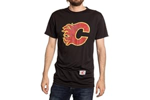 NHL Mens Loose Fit Performance Rashguard Wicking Short Sleeve Shirt