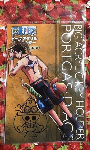 Amazon Co Jp One Piece ワンピース ビッグアクリルキーホルダー アクキー ポートガス D エース ホビー 通販