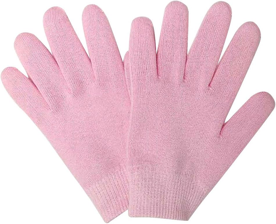 Gel Moisturizing gloves Hand Eczema For Women Man Kids- Pink Color