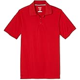 French Toast Young Men's Moisture Wicking Performance Sport Polo Short Sleeve Shirt