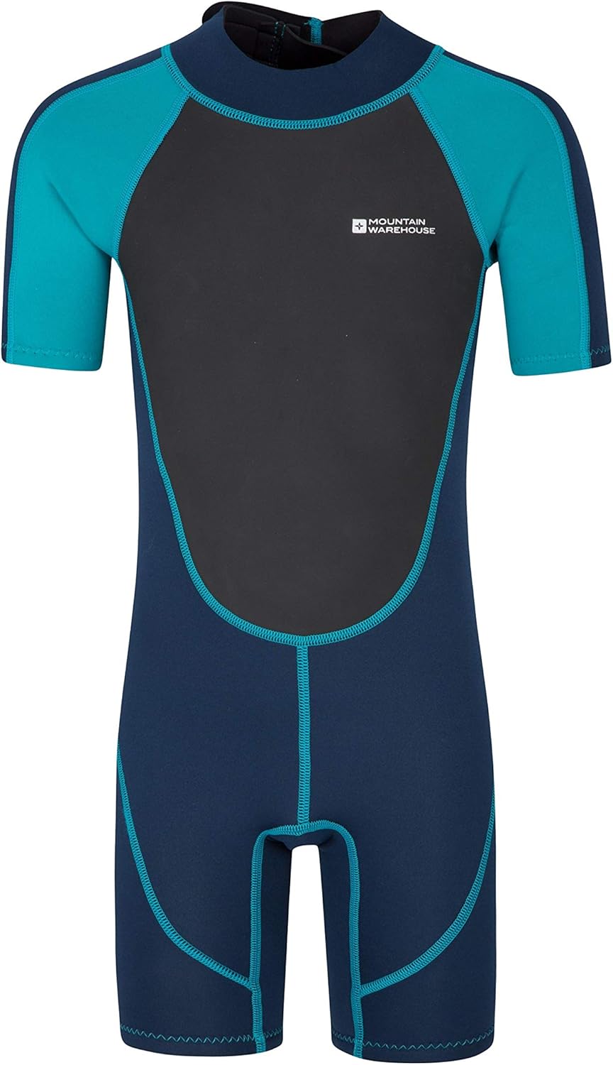 Neoprene Kids Wetsuit Mountain Warehouse Junior Shorty Wetsuit Flat