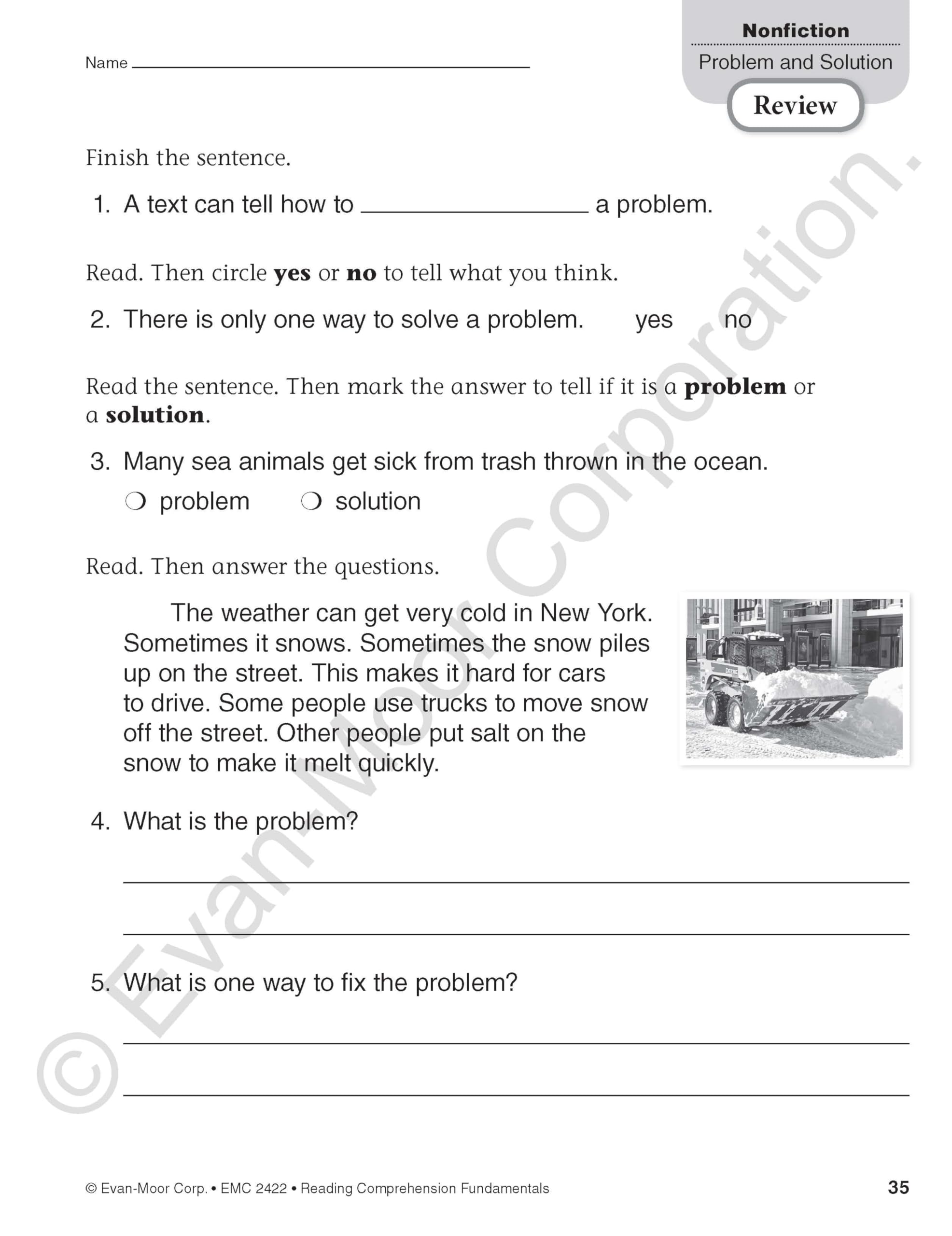 Evan-Moor Reading Comprehension Fundamentals, Grade 2