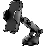 Mpow Car Phone Mount, Universal Long Arm Car Holder, Dashboard Windshield Mobile Phone Cradle for iPhone X/8/7/7Plus/6s/6Plus/5S, Galaxy S5/S6/S7/S8, Google, LG, Huawei and More