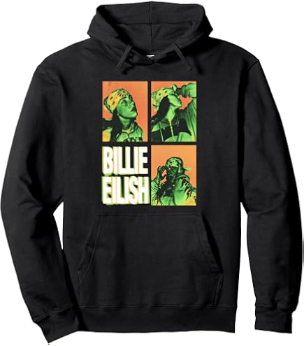 Amazon.com: Official Billie Eilish Coffee Animated Pullover Hoodie