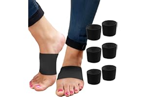 ARMSTRONG AMERICA Arch Supports for Plantar Fasciitis Relief | Compression Sleeve Foot Brace For Heel Pain, Bone Spurs, Flat Feet, High Arches | Copper Infused Arch Support Bands for Women & Men Over Socks | Fit Most