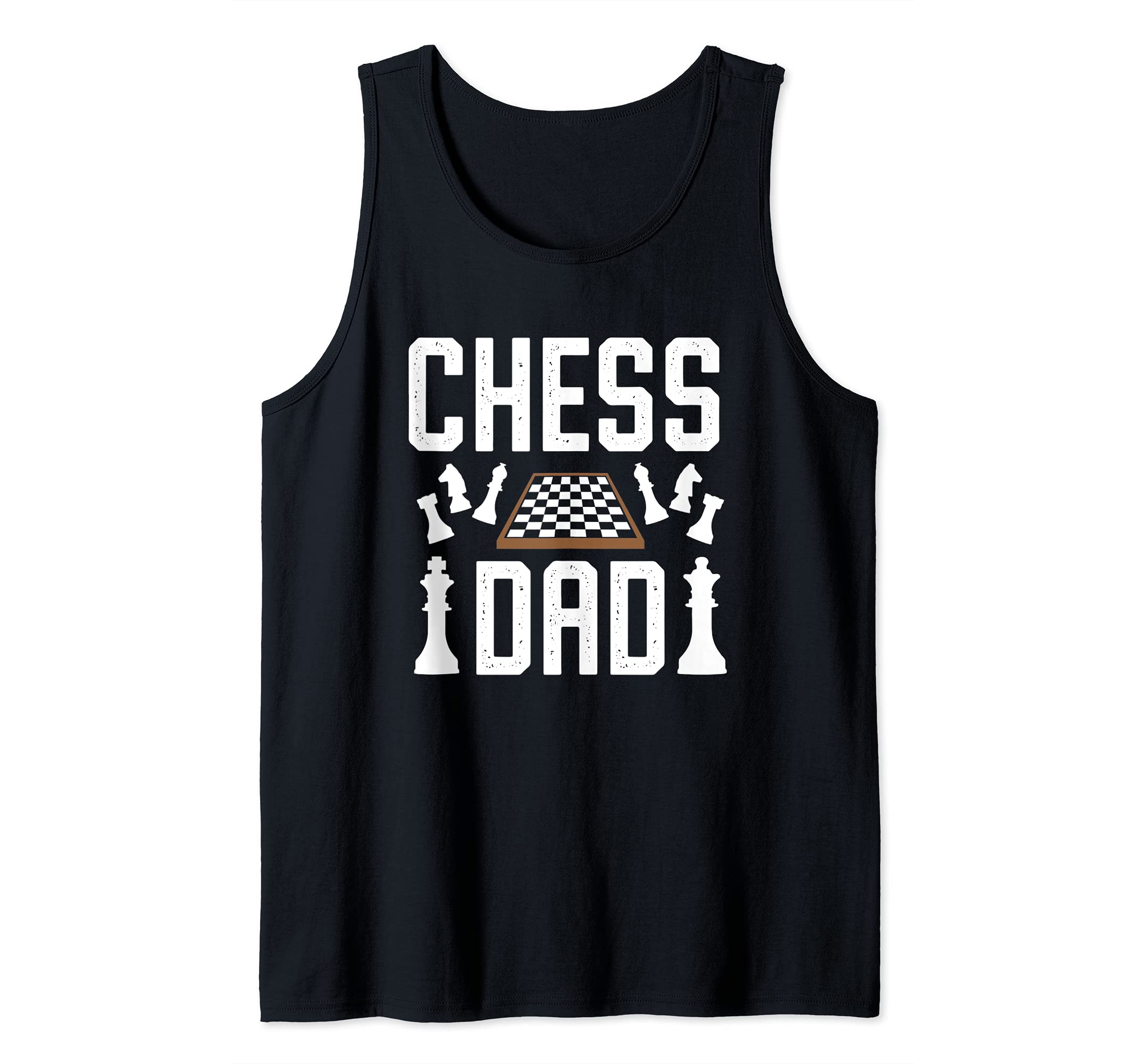 Mens Chess Dad Fathers Day Tank Top