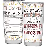 ZAHUOMUG Therapist Gifts Tumbler,Respiratory Physical Speech Massage Occupational Mental Health Therapist Gifts,Therapist Office Decor,Travel Coffee Tumbler Mug 20oz