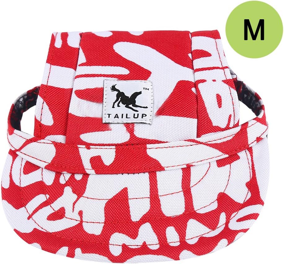 Cade Dog Hat-Pet Baseball Cap/Dogs Sport Hat/Visor Cap with Ear Holes for Small Dogs