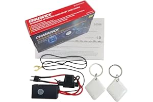 CHADWICK Car Immobilizer Anti-Theft Alarm System, M506 Wireless Engine Lock, Auto Anti-Robbery Device, Intelligent Circuit Cut Off Tool, Universal 12V Car Alarm + 2 Remotes, for Car, Motorcycle