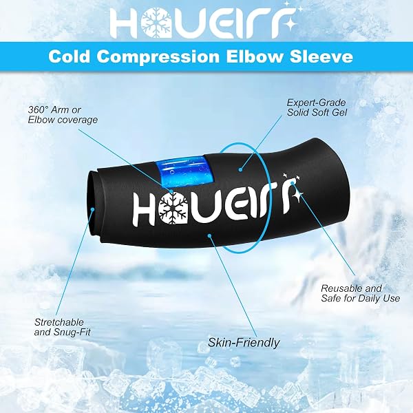 HAUELRR KNEE ICE PACK WRAP WITH COMPRESSION SLEEVE, FLEXIBLE GEL ICE WRAP FOR KNEE, ELBOW, ANKLE, FOOT, REUSABLE HOT & COLD THERAPY FOR INJURIES, PAIN RELIEF, MENISCUS, ACL, MCL RECOVERY-XS