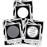Make Your Own DIY Scratch Off ScratchNotes 20 Pack 3x4 Note Cards & Stickers Instant Film