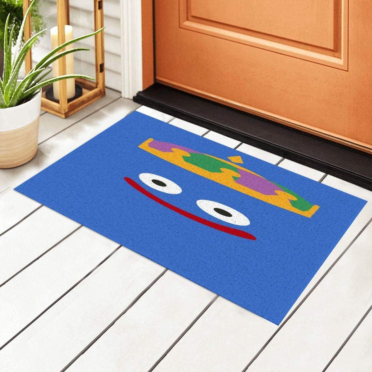 Amazon ドラクエ スライム 玄関マット バスマット トイレマット 滑り止め 洗える Pvc 抗菌 室内 室外 洗面所 泥落とし リビング オフィス アニメ キャラクター 雑貨 グッズ ４０ ６０cm Panmax 玄関マット