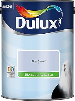 Dulux Silk Emulsion Paint For Walls And Ceilings - First Dawn 5L