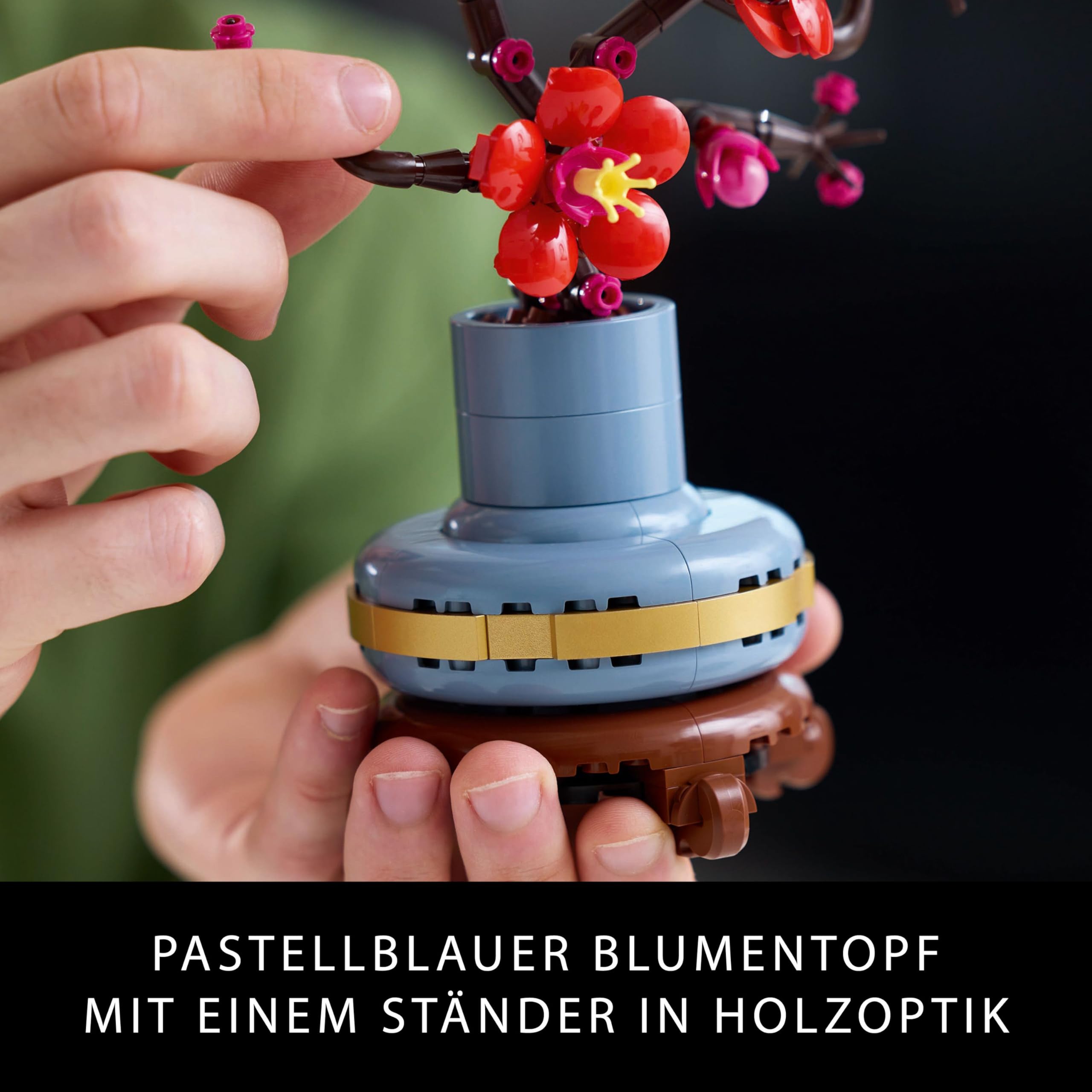 LEGO Botanicals Pflaumenblüte - Pflegeleichte Blumendeko aus der Botanik Kollektion - Kreatives Bauset für Erwachsene - Entspannende Aktivität - Künstliche Pflanze zum Sammeln 10369 5