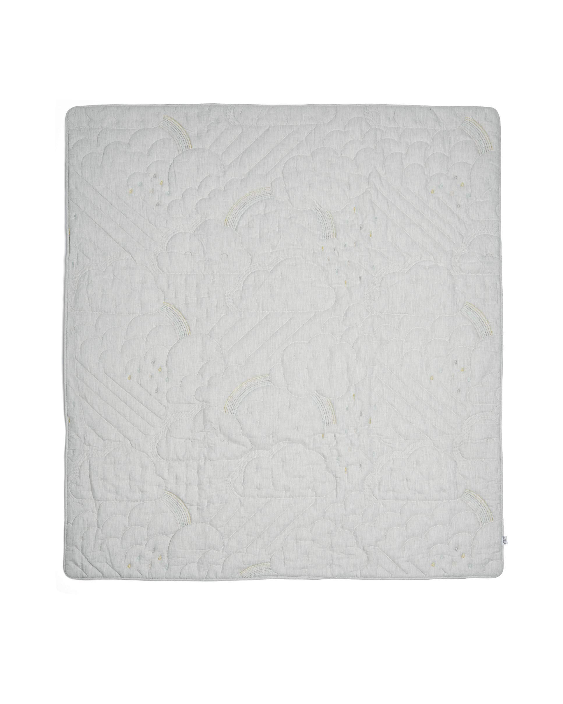 Mamas & Papas Quilt - Cotbed/Cot - Dream Upon A Cloud, Cloud Grey,7041T8301