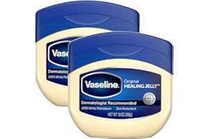 Vaseline Petroleum Jelly Value-Size 2-Pack – Dermatologist Recommended Skin Protectant, Healing Ointment for Beauty & Personal Care, 13 Oz Ea