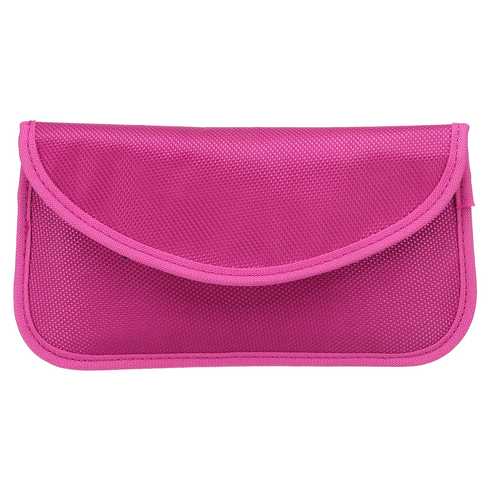 PATIKIL Faraday Bags, 6.5 Inch Signal Blocking Key Pouch Anti-Theft Car Protection Cell Phone RFID GPS Shielding Wallet for Privacy Card Protection, Rose Red