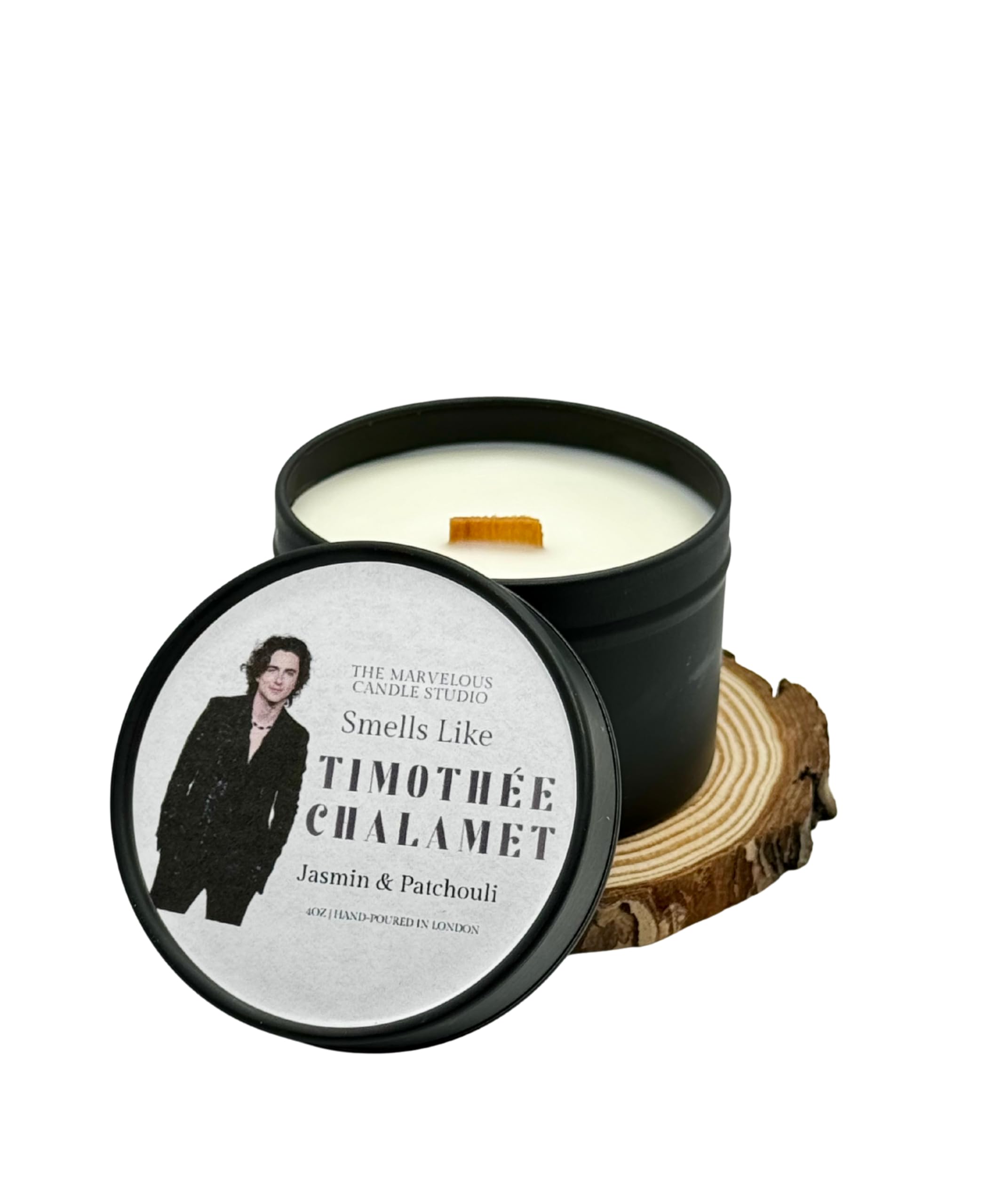 Smells Like Timothee Chalamet| Pop Culture Gifts | Celebrity Candles | Vegan Candles| Funny Novelty Pop Culture Gift | Celebrity Candle | 4oz