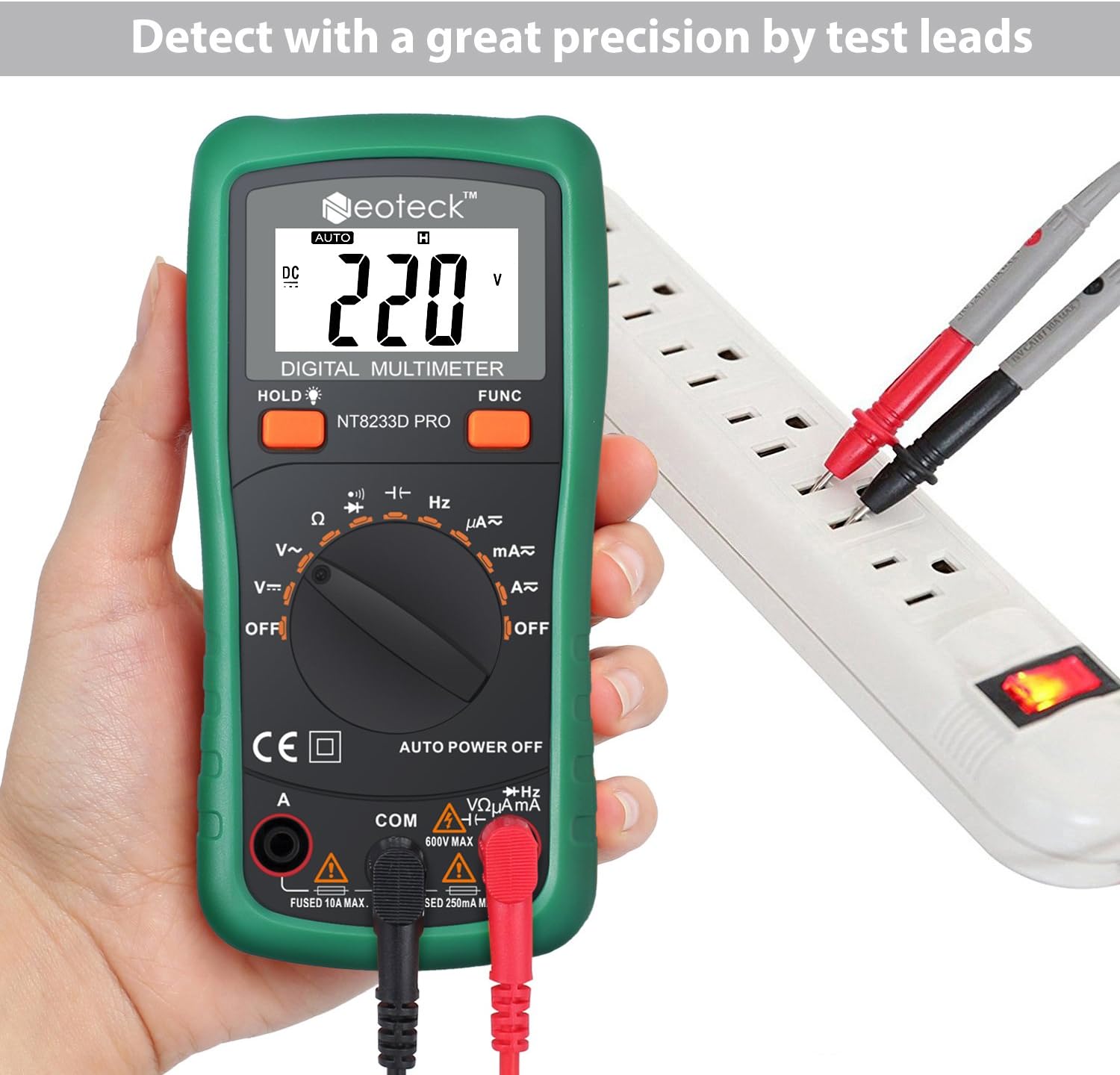Neoteck Auto Ranging Digital Multimeter AC/DC Voltage Current