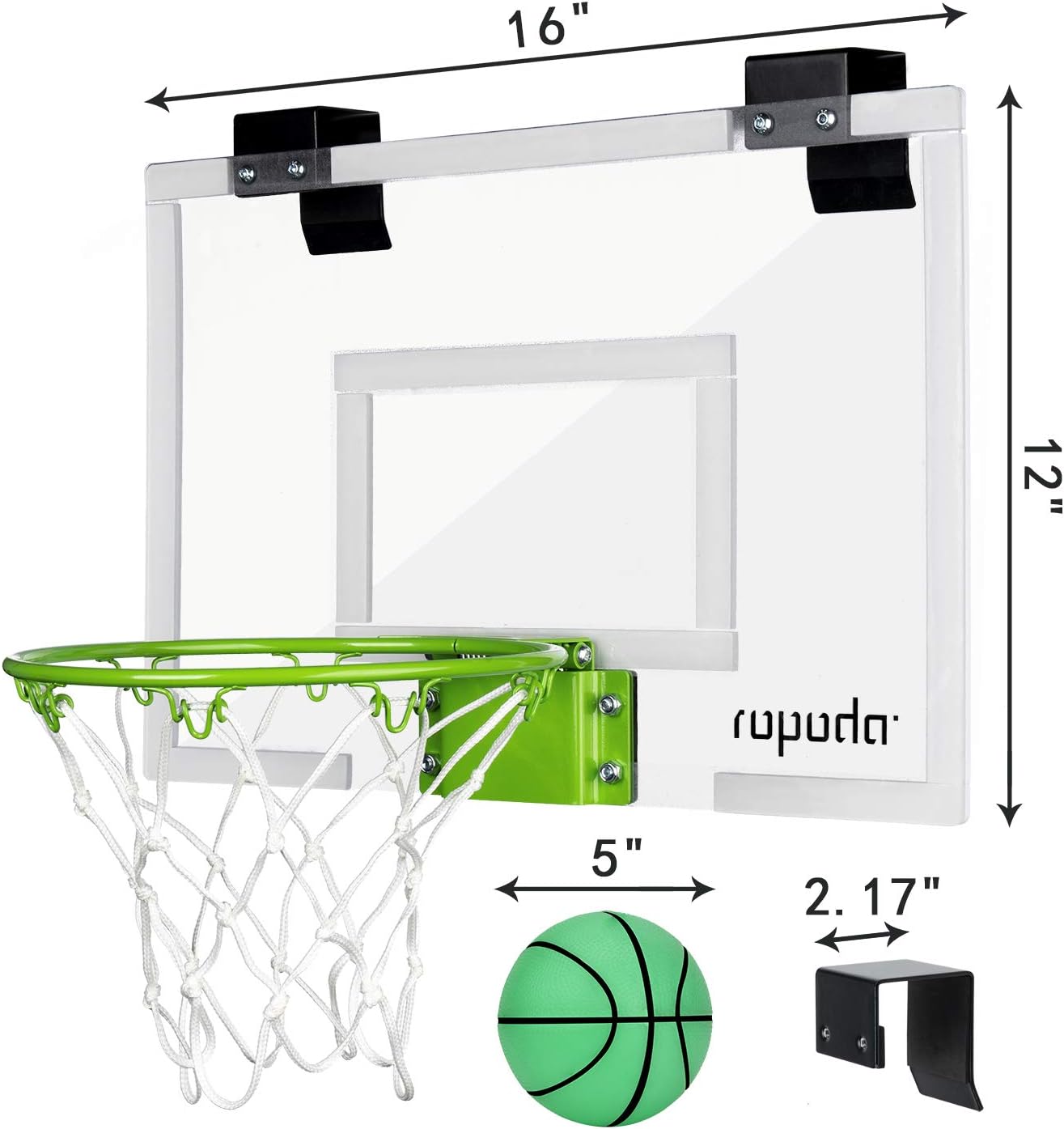 Mini Basketball Hoop - Glow In The Dark: Sports & Outdoors