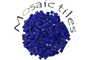 SMEIINIK 1.1lb Bulk Single Color Mosaic Tiles for Crafts, Glass Mosaic Pieces for Mosaic Puzzles, Stained Glass Tiles for Mosaic DIY, Mosaic Making Supplies(AJ20-30)