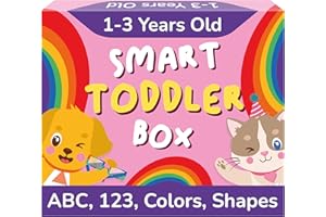 TOYVENTIVE Books, Toddler Flash Cards, and Puzzles – Educational Toys and Birthday Gifts for 1, 2, 3 Year Old Girl, Preschool Learning Activities and Games, Colors, Shapes, Letters, Numbers
