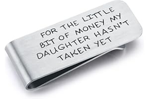 CJ&M Dad Money Clip - Father's Day Gift from Daughter