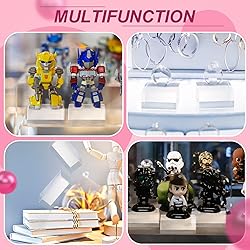 Vicenpal 4 Pieces Acrylic Square Display Block 2 x