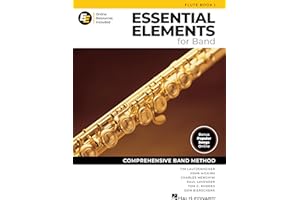 Essential Elements for Band Flute Book 1 (2025 Edition) with EEi Online Resources | Updated Flute Method Book and Sheet Music for Students and Teachers | Comprehensive Band Method Songbook