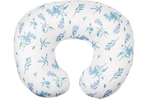 wirein Nursing Pillow Cover, Soft Stretchy Removable Slipcover for Breastfeeding Pillows,Comfortable Nursing Pillow Case for Infant Baby Boys Girls Newborn,Green Sage