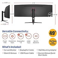Westinghouse 49 Inch Curved Ultrawide Gaming