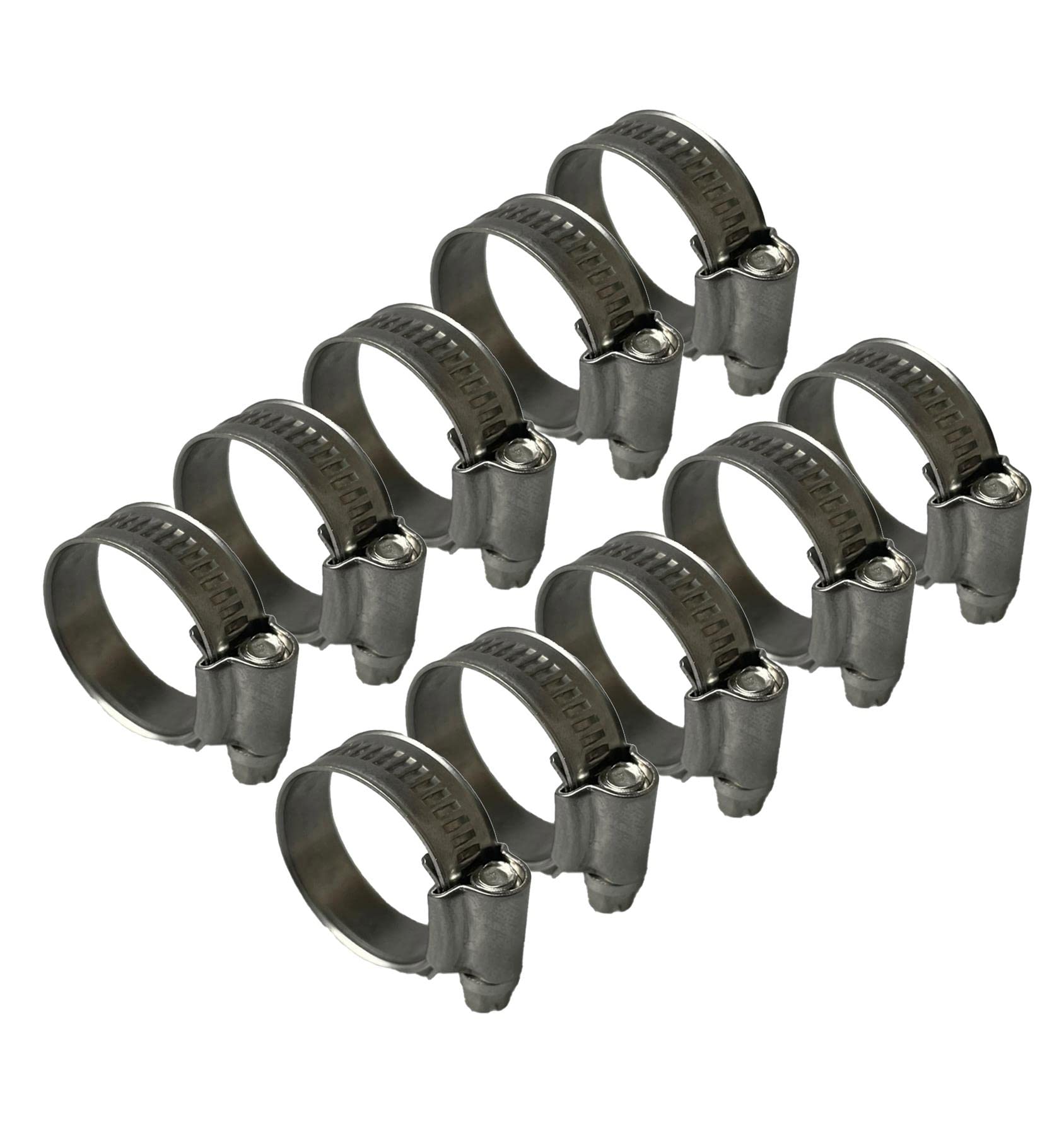 Stainless Steel British Type Hose Clamp 120-140mm x10