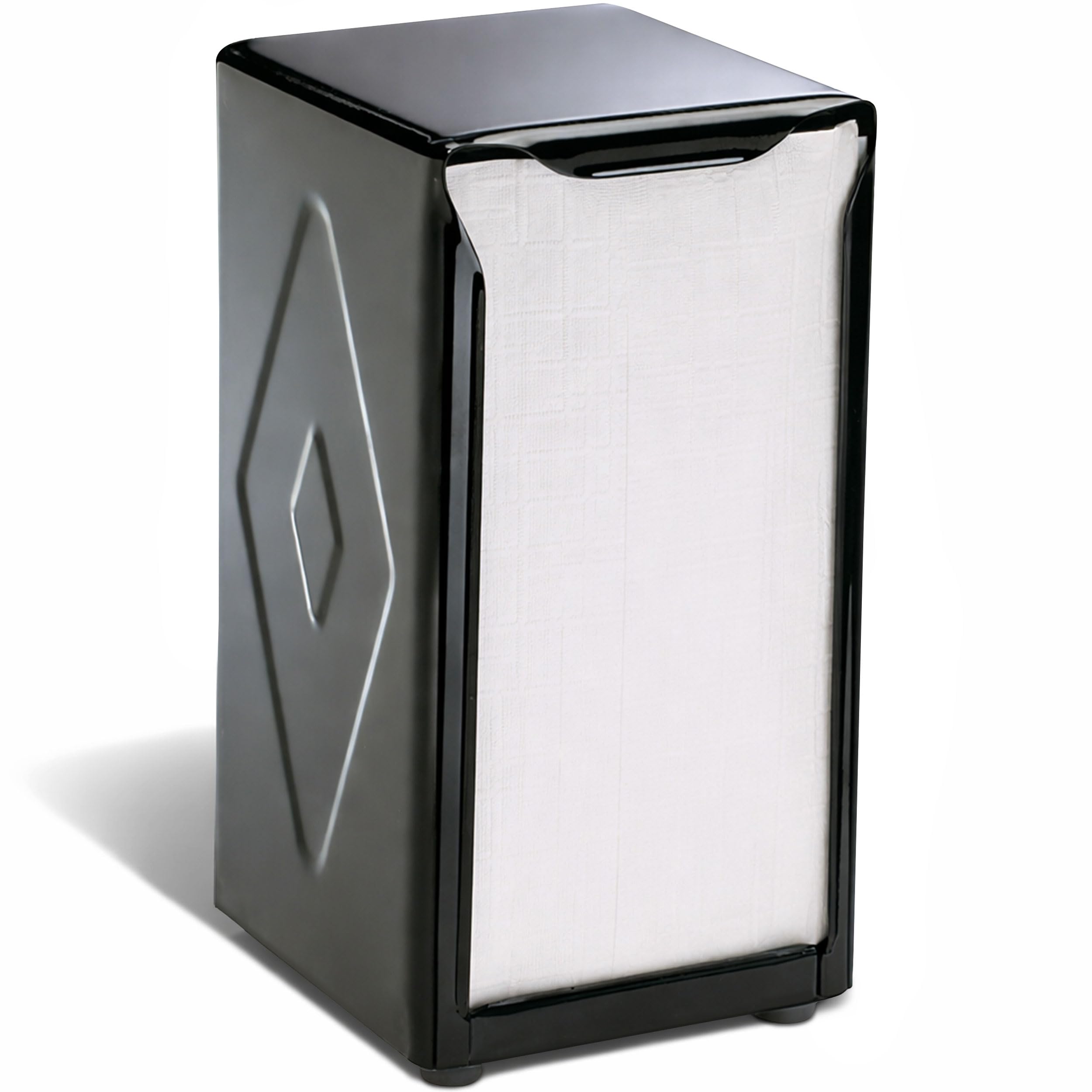 San Jamar H900BK Table Top Tall Napkin Dispenser, Black