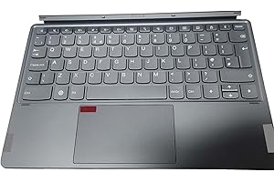 Laptop Keyboard Compatible with Lenovo Tab P12 Pro 12.6"" Keyboard UK English BlackGray