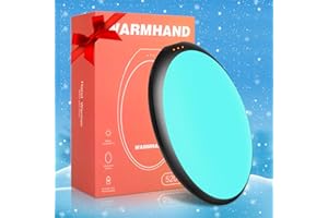 WARMHAND Electric Hand Warmers Rechargeable, 5200mAh Hand Warmer USB Camping Hand Warmer, Portable Electric Battery Heater Reusable Hand Warmer for Raynauds, Hunting, Golf, Camping, Women Mens Gifts