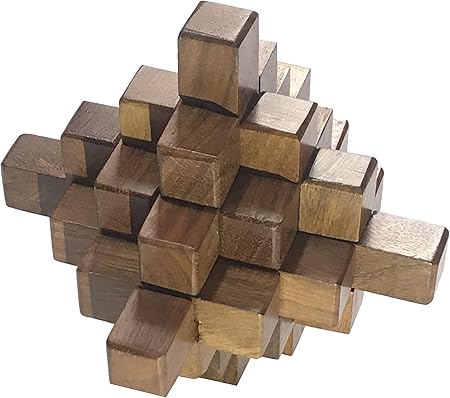 Chaya Nisarga The 19 Piece Puzzle (Brown, Pack of 19)
