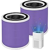 Alvamoyle AP301 AP302 Replacement Filter, Compatible with Dayette AP301 AP302 and JOWSET AP301 AP302 Air Purifier, 2Pack (AP301 AP302 Filter 2Pack Pet)
