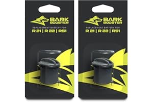 Bark Booster Dog Collar Batteries - Compatible with Invisible Fence Collar Batteries, Replacement Battery for R21, R22, and R51 Dog Receiver Collars (2-Pack)