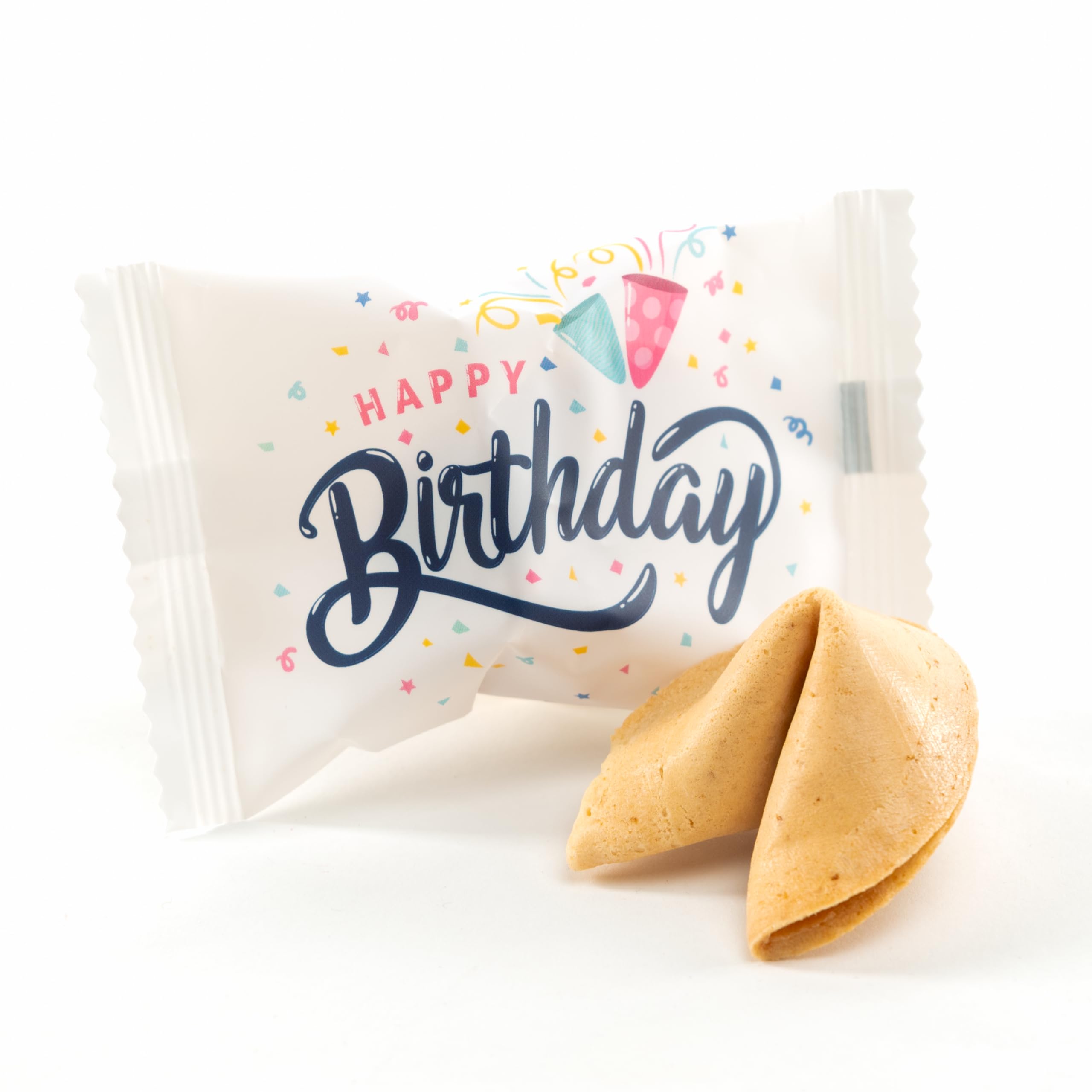 Lucky Treats - Geburtstags Glückskekse - 25 Stück - Happy Birthday - Mit liebevollen Botschaften - Perfekt für Geburtstagsfeiern & als liebevolles Gastgeschenk