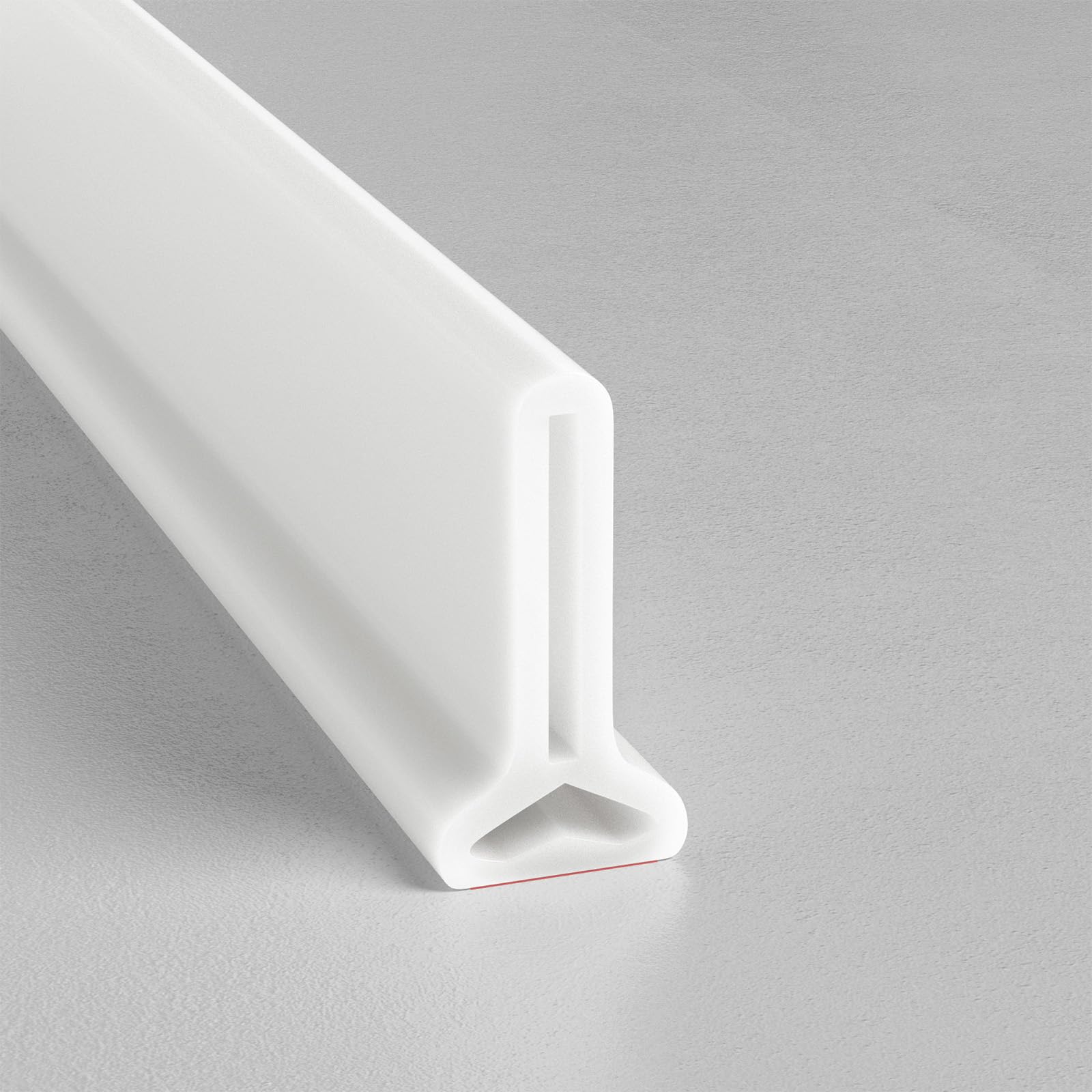 Photo 1 of 2" High Shower Threshold Water Dam, Collapsible Shower Water Barrier Stopper Dam, Shower Water Barrier Dam for Wet and Dry Separation