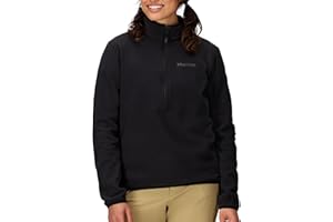 MARMOT Women's Rocklin 1/2 Zip Jacket - Classic, Warm, Lightweight 100-Weight Fleece Layer