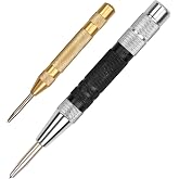 HORUSDY 2-Pack Super Strong 6" Automatic Centre Hole Punch, Adjustable Impact, Center Punch